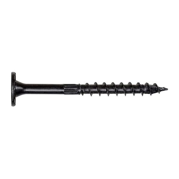 Simpson Strong-Tie 5005069 3.5 in. Washer Wood Screw; Black - Pack of 50 5005069 - main
